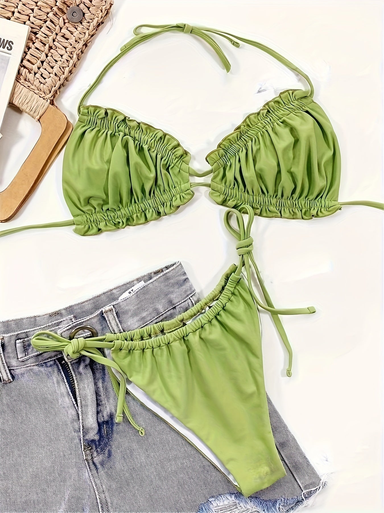 Sardinia Verde bikini set